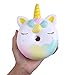 Anboor 4.5 Inches Squishies Unicorn Donut Kawaii Soft Slow Rising Scented Doughnut Squishies Stress Relief Kid Toys