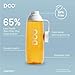 Drinkfinity BPA-Free 20oz Reusable Water Bottle - Dishwasher Safe & Pop Top - Plastic Sport Water Bottle with Handle