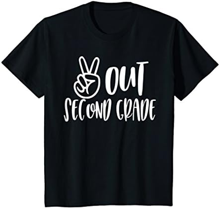Kids Peace Out Second Grade Shirt - Last Day of School Shirt