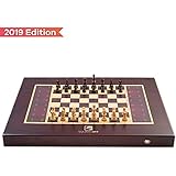 Square Off Chess Set - an Electronic Chessboard which Moves The Opponent's Wooden Chess Pieces on its Own. Kids or Adults can Play Against The AI or Any Online Chess Player Across The Globe