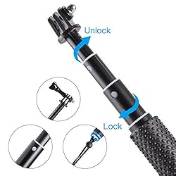 Trehapuva Selfie Stick, 19” Waterproof Extension