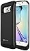 Galaxy S6 Edge Battery Case: Stalion Stamina Rechargeable Extended Charging Case (Jet Black) 3500mAh Protective Charger Cover with LED Charge Indicator Light