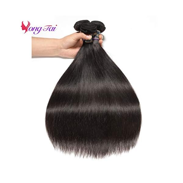 Yuyongtai Straight Human Hair 3 Bundles 16 18 20 Inch  display picture 2