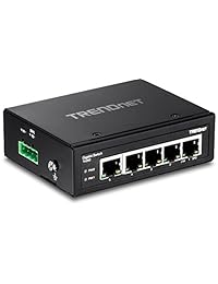 Trendnet Industrial SFP Gigabit PoE + conversor de medios, IP30 nominal vivienda, rango de temperatura de funcionamiento  40 °   75 oC a ( 40 °   167 °F), ti pf11sfp, Negro