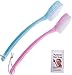 TopNotch Brush with Long Handle - 2 Pack Bath Shower Brushes