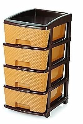 Sonickarts 4 Layers Mini Desktop Drawer Storage Box Sundries Case