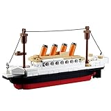 SuSenGo Building Blocks Titanic ShipBoat 3D Model Educational Gift Toys for Children 194PCS