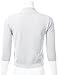 FLORIA Womens Classic 3/4 Sleeve Open Front Cropped Cardigan White M