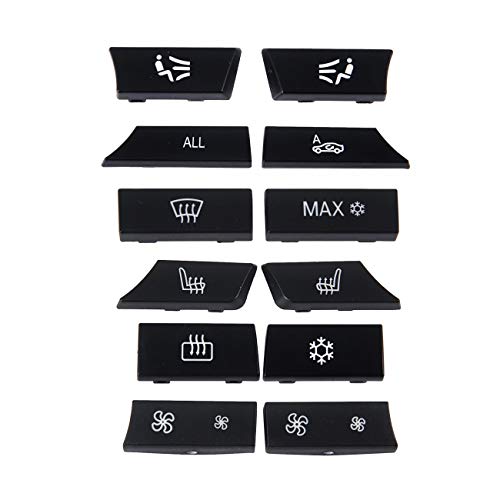 Alavente 12pcs Air Conditioning Button Covers Key Caps
