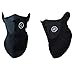 KingBig Windproof Half Face Mask, Unisex Winter Warm Dustproof & Windproof Fleece Neck Warm Ski Face Mask with Air Holes for Outdoor Sport Skiing Cycling Motorcycle Riding Snowmobile Snowboard (Black)