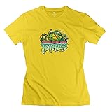 Female Tmnt 2003 By Ambarbaez D86qz59 Customized Cool Yellow T-Shirt By Mjensen