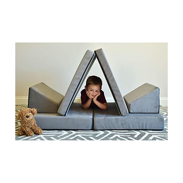 Children’s Factory The Whatsit Kids Couch or 2 Chairs, Gray, CF349066