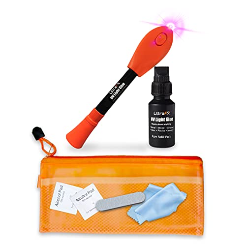 UltraFix UV Light Glue Pen Liquid Plastic Welding Adhesive Kit Clear