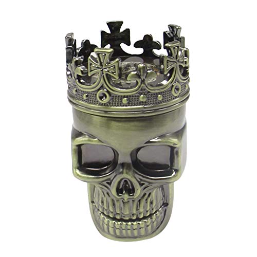 Small Size 3 Layers Men Skull Head Shape Grinder Portable Herb Tobacco Herb Spice Crusher Hookah Smoking Accessories
