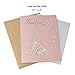 officematters 48 Pack Thank You Note Card Set- 6 Designs - Pearlescent Paper Made - Yellow Envelopes Included