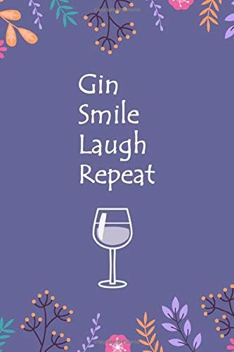 Lined Notebook with Quote - Gin Gifts for Women, Gifts for Gin Lovers (Gag Gifts)
