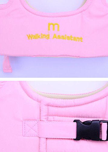 Baby Toddler Learn to Walk Walking Harness Aid Assistant Safety Rein Train Walking Protective Belt (Pink) - Thumbnail 4