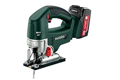 Metabo 602298610 Akku Stichsäge STA 18 LTX | + Schutzplatte, Spanreißschutz Plättchen, Sechskantschlüssel, 2 Akkus… – Bild 3