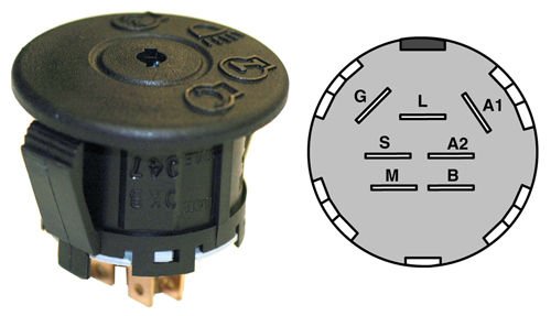 (Ship from USA) New IGNITION / STARTER KEY SWITCH for John Deere GY20074 MTD 725-1741 925-1741 /ITEM NO#E8FH4F85497576