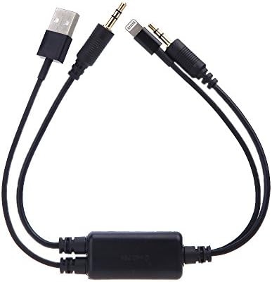 3.5MM Car Auto USB AUX Adapter Interface Cable for BMW MINI Cooper Support iPod iPhone