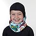 Turtle Fur Kids Shellaclava One Piece Balaclava Playful Print Fleece Neck Warmer Backyard Brain Trust
