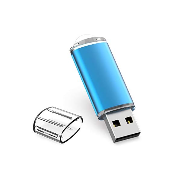 USB Stick 32GB, TOPESEL USB 2.0 Speicherstick USB-Flash-Laufwerk Flash Drive Memory Stick Pendrive, Blau
