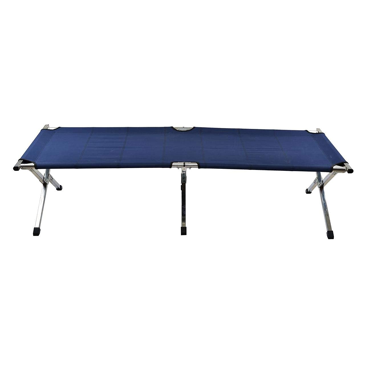 DHAVJ® Stainless Steel Lightweight Camping Cot with Carry Storage Bag