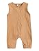 Mini honey Infant Toddler Baby Girl Boy Sleeveless Romper Jumpsuit Shorts Summer Outfit Clothes (18-24 Months, Brown)