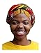 Dupsie's Red African Dashiki Print Ankara Modu Hat Pre-tied Head wrap