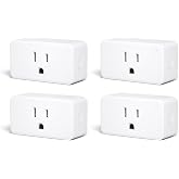 THIRDREALITY Smart Plug Gen3 4 Pack,Precise Real-time Power Meter,15A Outlet, Enhanced Zigbee Repeater,ETL Certified,ZigBee Hub Needed,Work with Home Assistant,Compatible Echo Devices and SmartThings