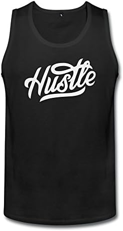 KHEN Inspirational Hand-lettered Hustle Tank Top Mans