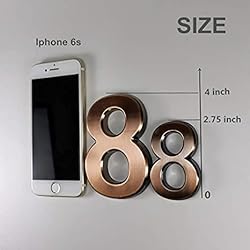4 Inch Mailbox Numbers 0-9, Door Address Number