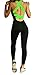 Aro Lora Women's Skinny Tight Bandage Sports Jumpsuits Rompers Small Green