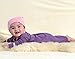 Babysoy Kimono Bundler - Eggplant-0-3 Months