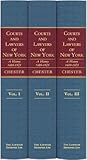 Courts and Lawyers of New York : A History, 1609-1925, Chester, Alden and Williams, E. Melvin, 158477424X