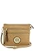 Functional Multi Pocket Crossbody Bag with Emblem