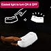 noonless Cool Designed ON-Off Button Led Light Gravity Light with Built-in USB Rechargeable Battery
