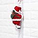 Howardee 1 Pcs Electric Climbing Ladder Santa Claus Christmas Figurine Ornament Decoration Gifts