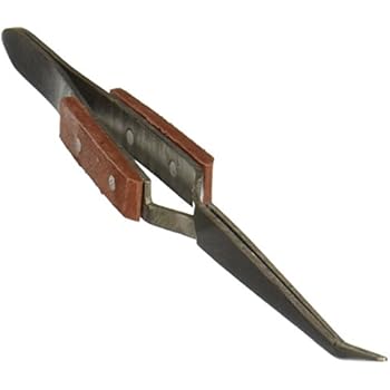 Curved Tip Tweezers Cross Lock Jewelers Soldering Tool