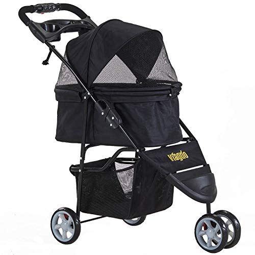 VIAGDO Pet Strollers for Small Medium Dogs