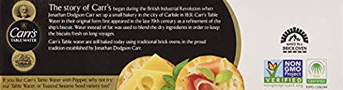 Carr's Table Water Crackers, Cracked Pepper, 4-1/4 Ounce (Pack of 2) - Thumbnail 3