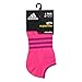 adidas Kids-Girl's Superlite No Show Socks (6-Pair), Solar Pink/Solar Green/Solar Blue/Vivid Pink/Glow, Medium