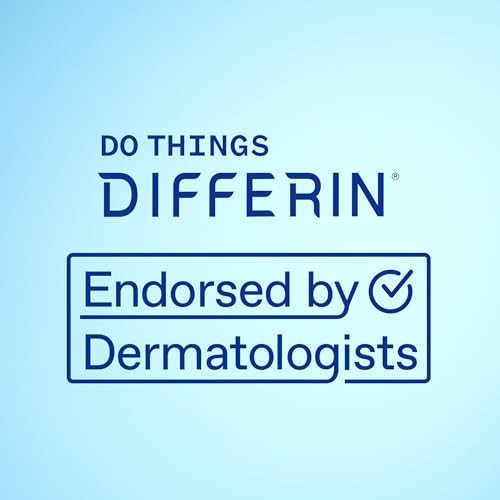 DIFFERIN ACNE TREATMENT GEL, 90 DAY SUPPLY, RETINOID TREATMENT FOR FACE WITH 0.1% ADAPALENE, GENTLE SKIN CARE FOR ACNE PRONE SENSITIVE SKIN, 45G PUMP (PACKAGING MAY VARY)