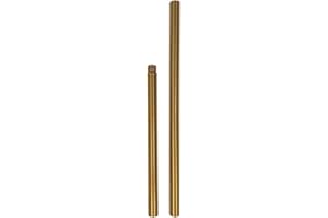 KCO Lighting M14 Threaded Extension Rod 7.89“ and 11.8" Brass Gold Extension Rods Lighting Fixture Downrods Stems Chandelier Extension Rods