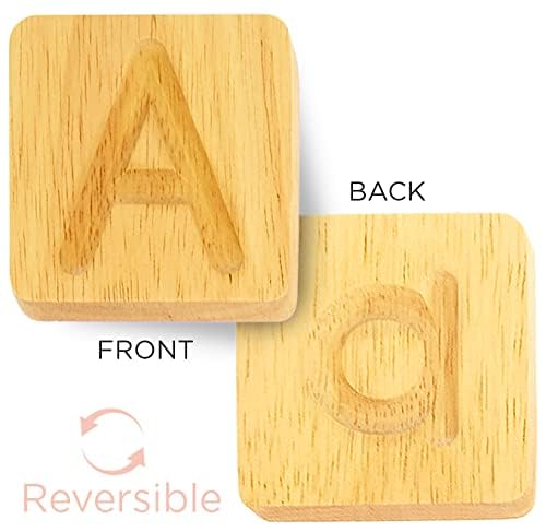 Wooden Alphabet Tracing Boards - Preschool Letter Formation - Montessori Alphabet Letters