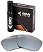Polarized Ikon Iridium Replacement Lenses for Oakley Fuel Cell Sunglasses - Silver Chrome Mirror