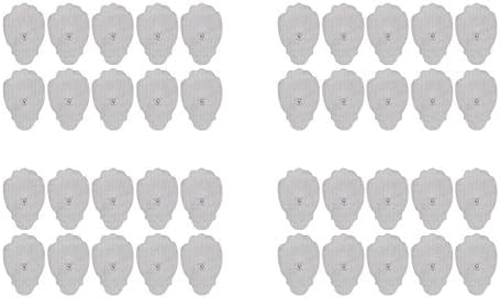 Electrodes - Premium Quality Large Snap On Pads for TENS Unit &amp; Pulse Massagers (20 sets)