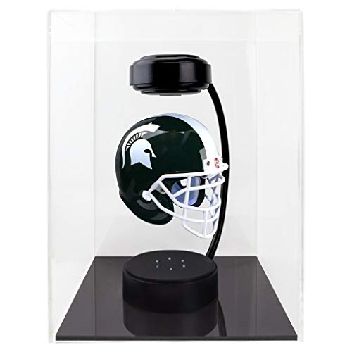 Michigan State Spartans NCAA Hover Helmet - Collectible Levitating Football Helmet with Electromagnetic Stand