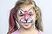 Face Painting Kit for Kids Ellie Arts 16 Color Palette for Professionals or Beginners. All Supplies You Need - 3 precise brushes 2 Sponges & 4 Applicators. Makeup Designs for 160 Faces! SAFE USA Made!
