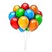 Caydo 200 Pieces White Balloon Sticks Holders with Cups for Wedding, Party, Holidays, Anniversary Decor